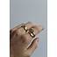 'Sya' Ring GOLD - Edelstahl (verstellbar)