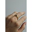 'Paige' Anillo - Gold plated (ajustable)