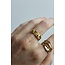 'Hirundo' Ring GOLD - Edelstahl