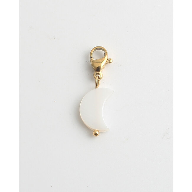 Design your own collectie  - Notbranded Charm - White moon