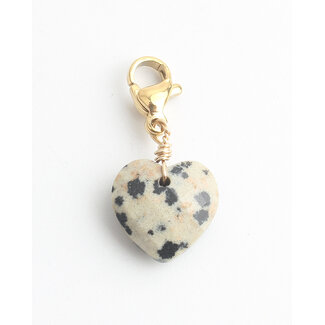 Design your own collectie  - Notbranded Charm - Jaspis Heart