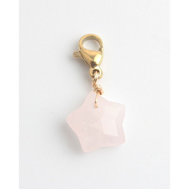 Design your own collectie  - Notbranded Charm - Pink Star