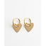 Boucles d'oreilles 'True love' OR - Acier inoxydable