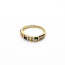 'Put a ring on it' ring multicolor - goud verguld (verstelbaar)