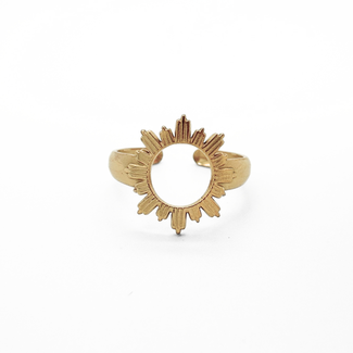 'Mila' RING GOLD - Stainless steel (verstelbaar)