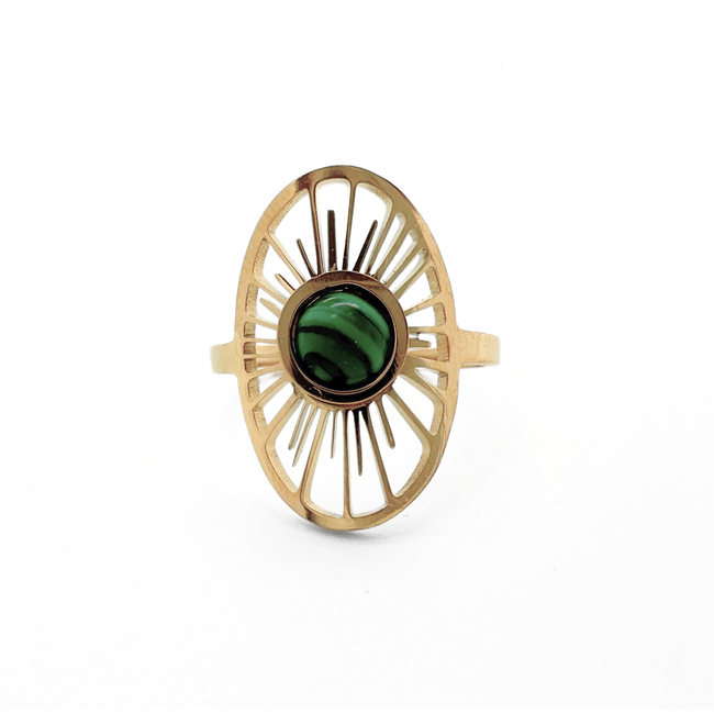 'claudia' RING GOLD - Stainless Steel (adjustable)