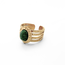 'Rana' ANILLO Oro Verde - Acero Inoxidable (ajustable)