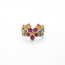 Multicolor Daisy Ring - stainless steel (verstelbaar)