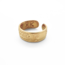 Anillo 'Aztec' oro - acero inoxidable (ajustable)