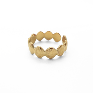 'Shellby' Ring GOLD - Edelstahl