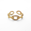 Semmi 'anillo de oro - acero inoxidable (ajustable)