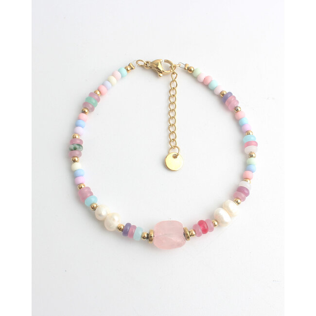 Bracelet 'Katara' PASTEL - Acier inoxydable