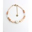 Bracelet 'Katara' ORANGE - Acier inoxydable