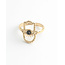 'Zahra' ring GOLD - Stainless steel