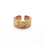 'Laure' ring gold - stainles steel (verstelbaar)