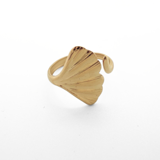 'CLAIRE' RING GOLD - STAINLESS STEEL (ADJUSTABLE)