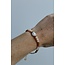 'Katara' armband ORANJE' - Stainless steel