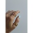 'Famke' Ring GOLD - Edelstahl