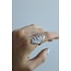 'Chici' Anillo Plata - Acero inoxidable (Ajustable)