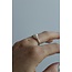 'Chantra' ring SILVER - Stainless steel