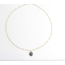 Sodalite Collier Pierre naturelle - acier inoxydable