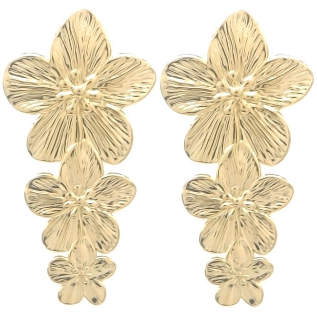 'Solane' Pendientes ORO - Acero inoxidable