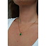 'Hannejet' Collier vert - Acier inoxydable