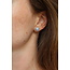 'Faye' Pendientes azules PLATA - Acero inoxidable