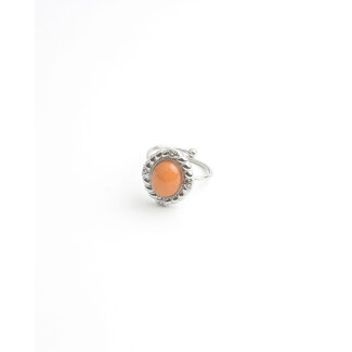 'Iveta' Bague Argent - Acier inoxydable