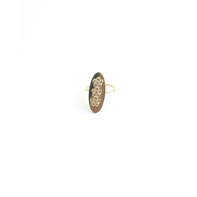 'Aneta' Ring Gold - Stainless steel