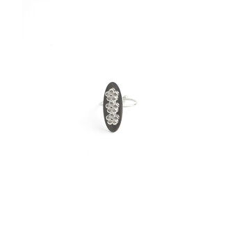 'Aneta' Ring Silver - Stainless steel