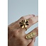 'Aneta' Ring Gold - Stainless steel