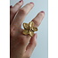 'Fleur' Ring Goud - Stainless steel