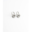 'Petite Puck' Earrings Silver - Stainless steel