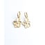 'Justina' Earrings Gold - Stainless steel