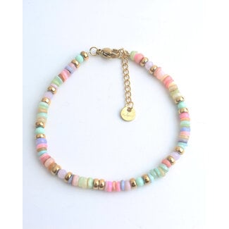 'Nella' bracelet  Pastel - acier inoxydable