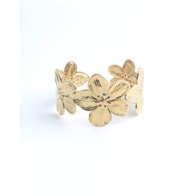 'Florenca' Bracelet Goud - Stainless steel