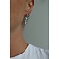 'Justina'  BOUCLES D'OREILLES Argent - Acier inoxydable