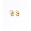 'Crazy in love' Pendientes Oro - acero inoxidable