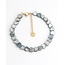 'Heart to heart' Bracelet Dark grey - Stainless steel