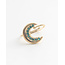 'Once in a blue moon' Anillo Oro - Acero inoxidable