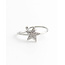 'Shining star' Anillo Plata - Acero inoxidable