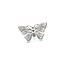 'Butterfly' Anello Argento - Acciaio inossidabile