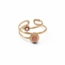 'Candace' Anillo PINK - Acero inoxidable (Ajustable)