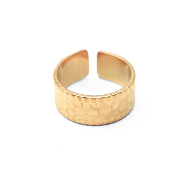 'JANE' RING GOLD - STAINLESS STEEL (VERSTELBAAR)