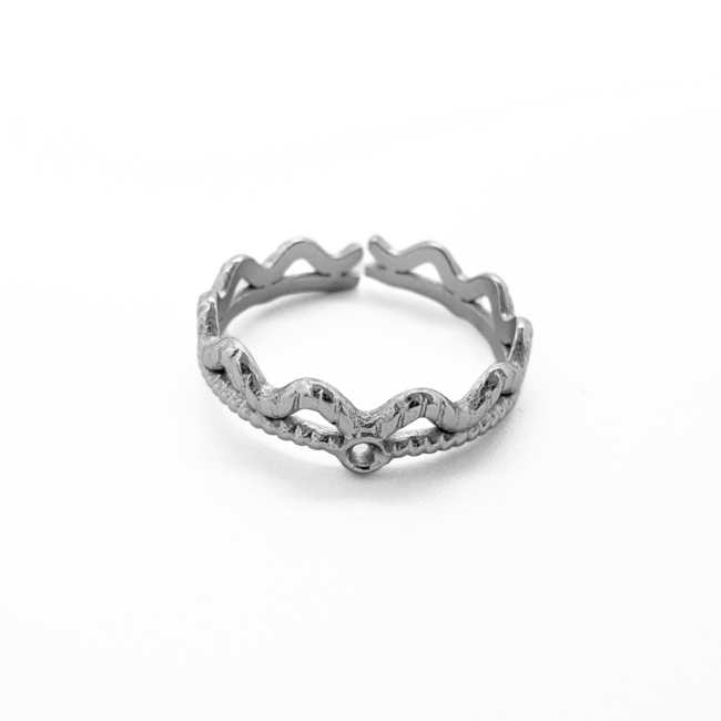 NOOR 'Ring Silver - Acciaio inossidabile