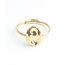 'Solvi' Ring Gold - Stainless steel