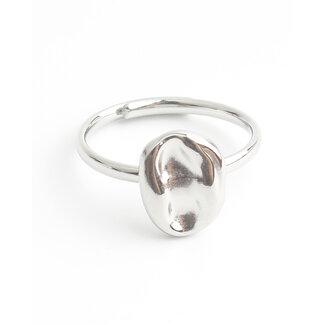 'Solvi' Ring Silver - Stainless steel