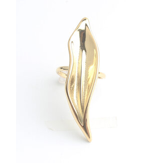 'Ulla' Ring Gold - Stainless steel