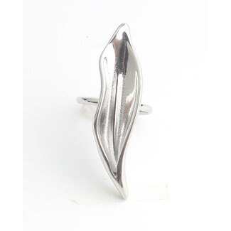 'Ulla' Ring Silver - Stainless steel